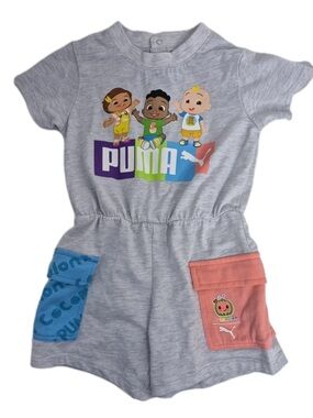 Cocomelon Graphic Print Romper Toddler Girls Size 9M